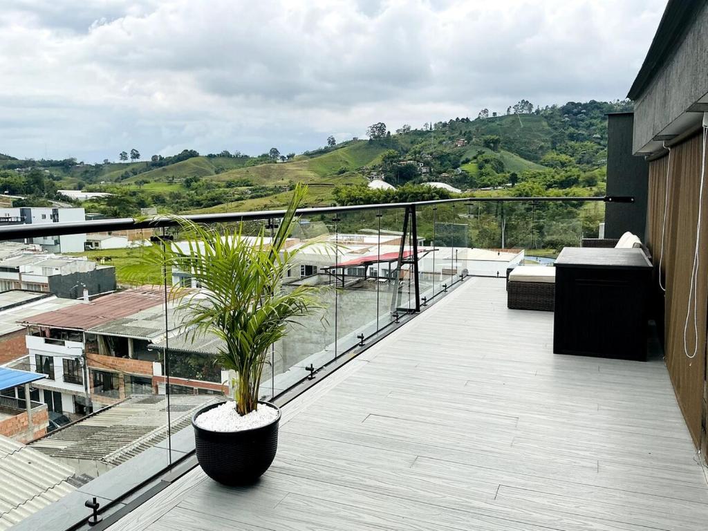 Penthouse con jacuzzi y vistas en Santa Rosa - 4