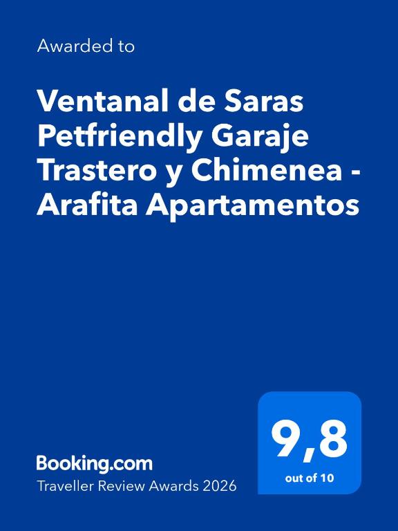Ventanal de Saras Petfriendly Garaje Trastero y Chimenea - Arafita Apartamentos - 2