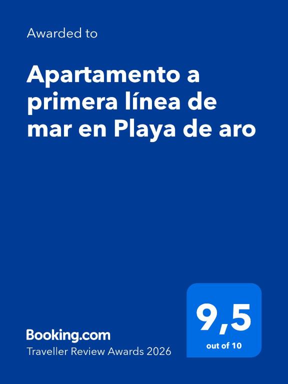 Apartamento a primera línea de mar en Playa de aro - 2