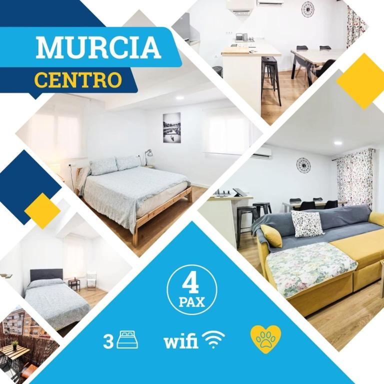 Luminoso apartamento en Murcia Centro 4pax y mascotas - 1