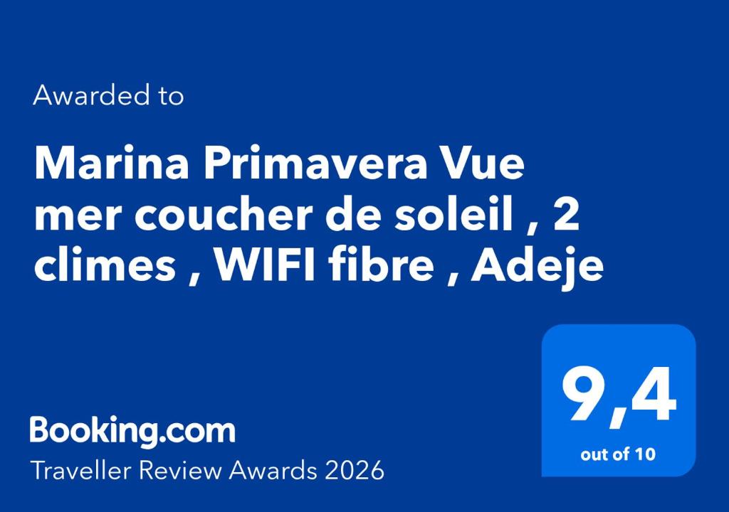 Marina Primavera Vue mer coucher de soleil , 2 climes , WIFI fibre , Adeje - 2