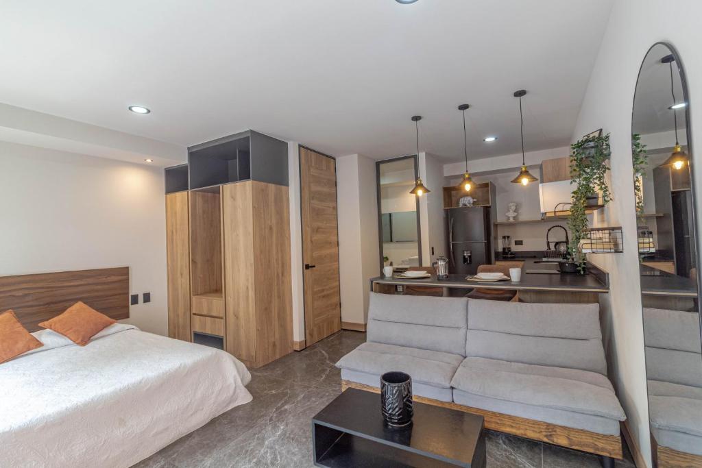 LOFT en Americana Torre con alberca, Gym, 103 - 1