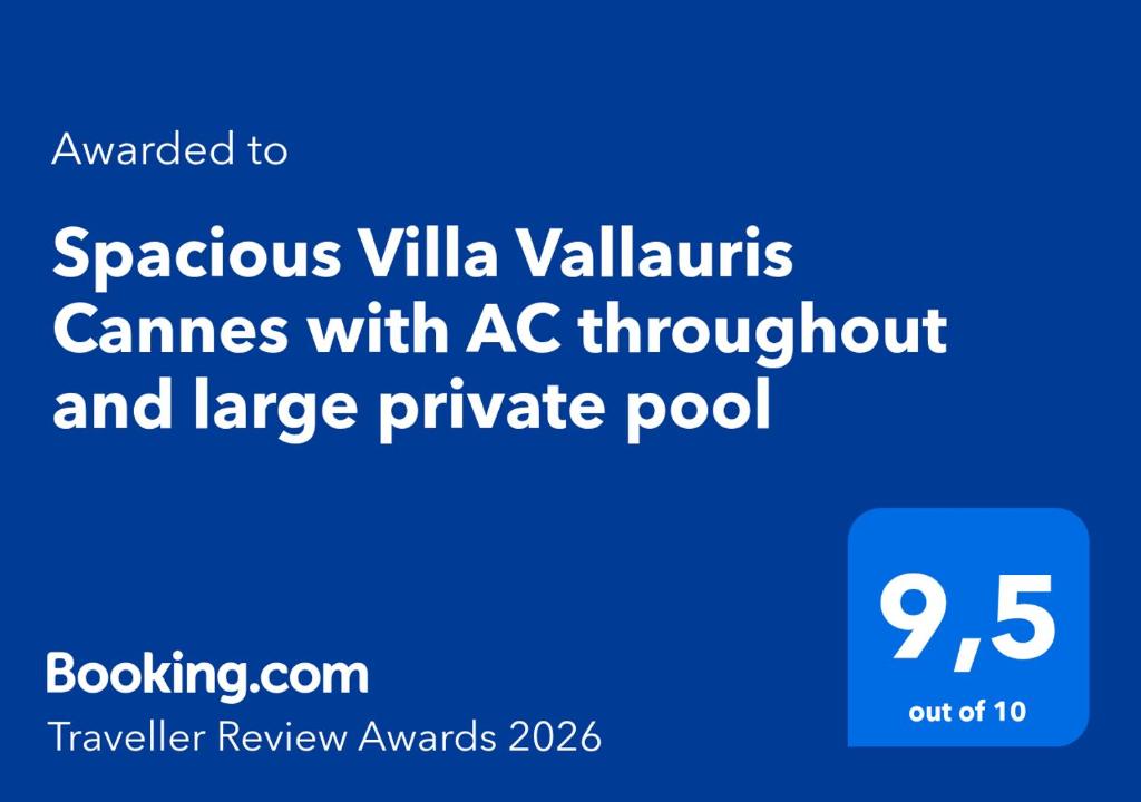 Spacious Villa Vallauris Cannes with AC throughout and large private pool - 4