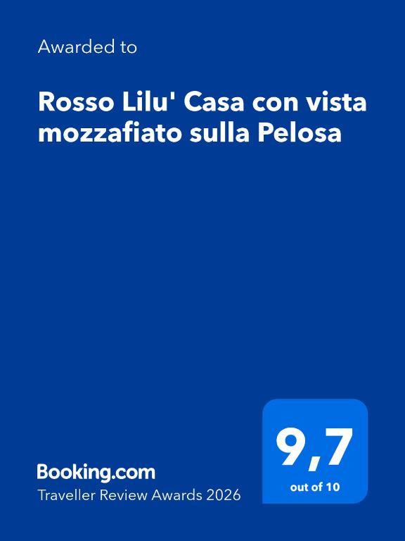 Rosso Lilu' Casa con vista mozzafiato sulla Pelosa - 3