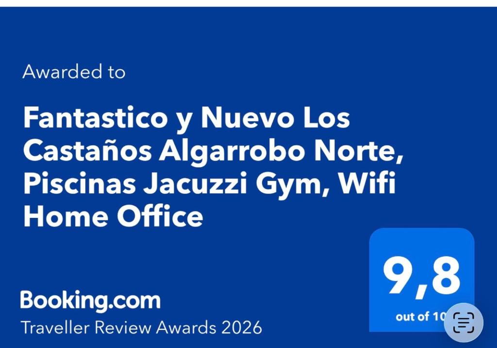 Fantastico y Nuevo Los Castaños Algarrobo Norte, Piscinas Jacuzzi Gym, Wifi Home Office Viñas en Casablanca - 2