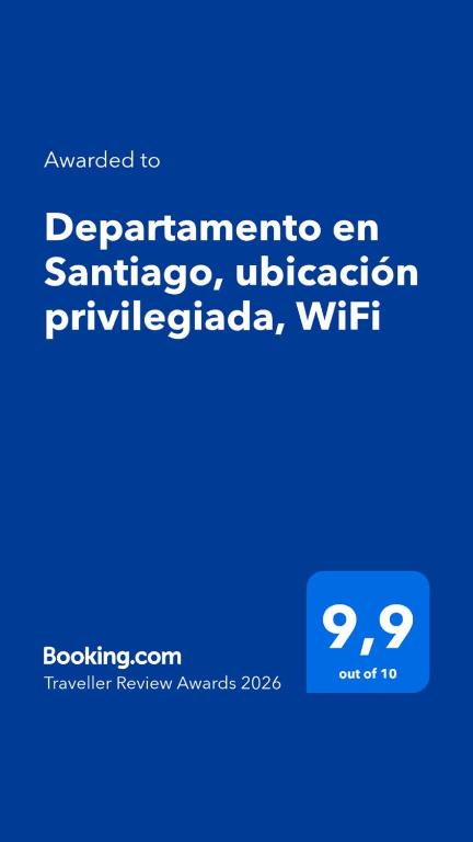Departamento en Santiago, ubicación privilegiada, WiFi - 2