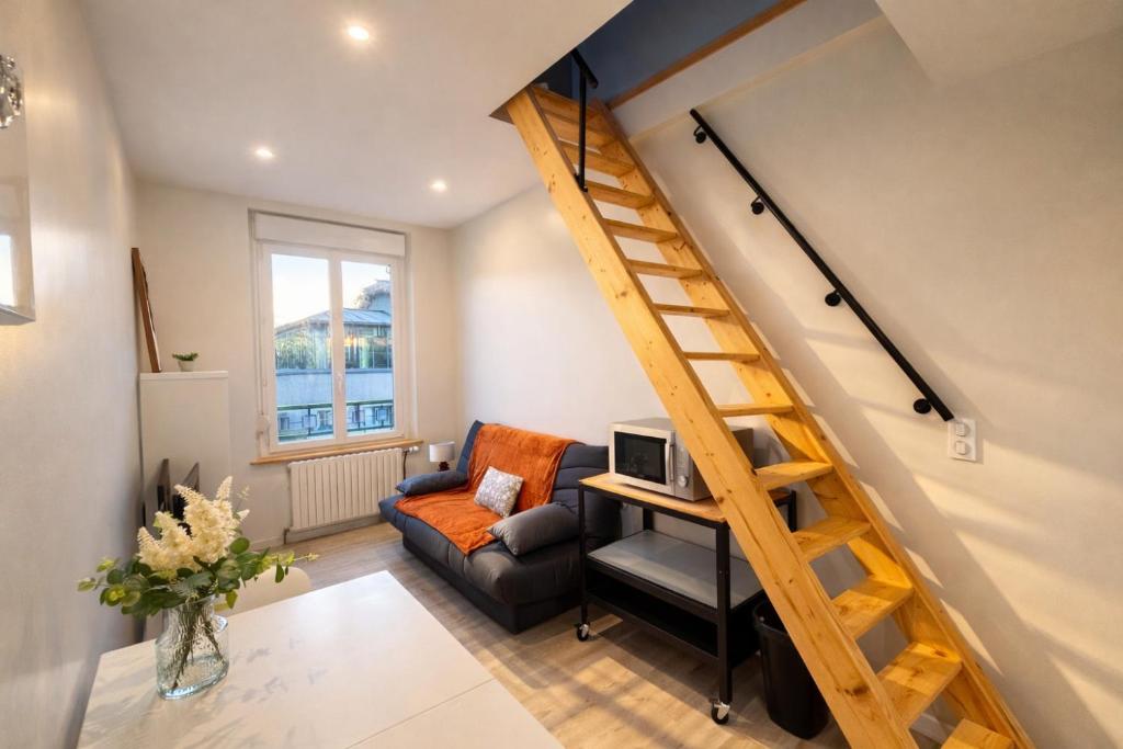 Duplex 4 personnes proche gare - 3