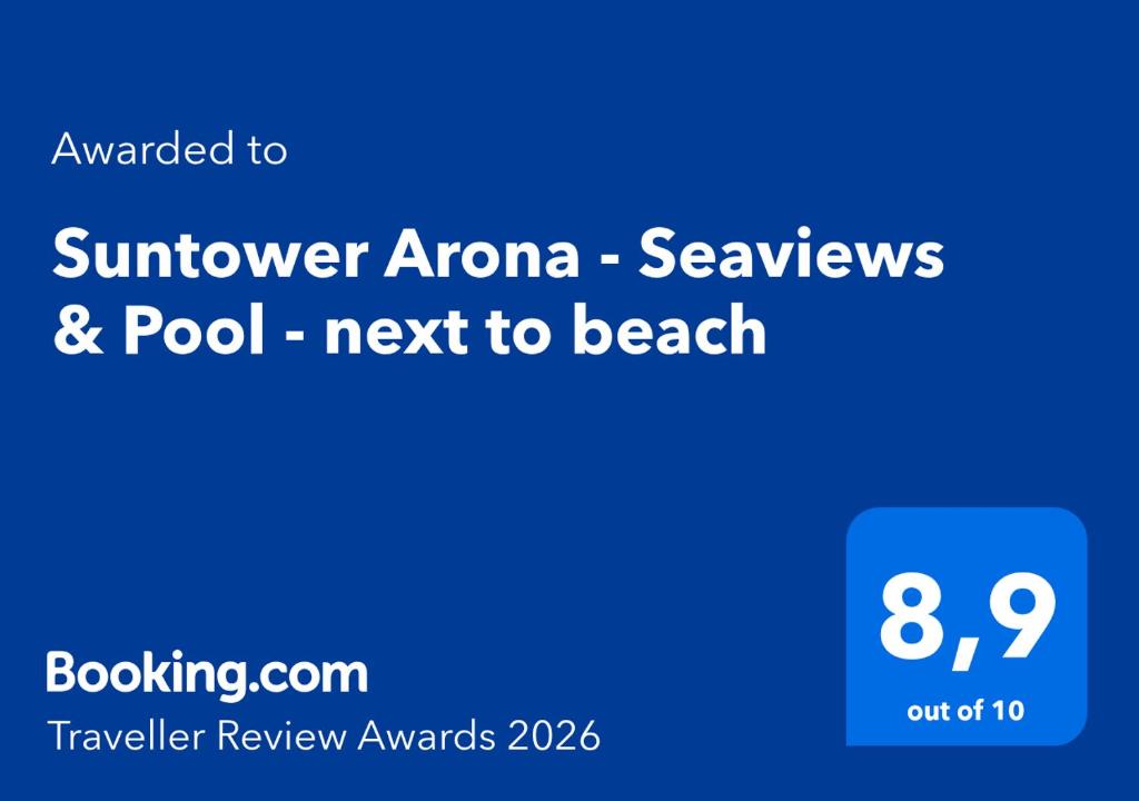 Suntower Arona - Seaviews & Pool - next to beach - 2