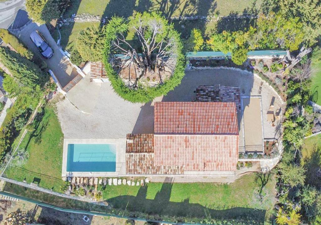 Cabris, Mas provençal 6p, 3ch, AC, piscine, vue - 2