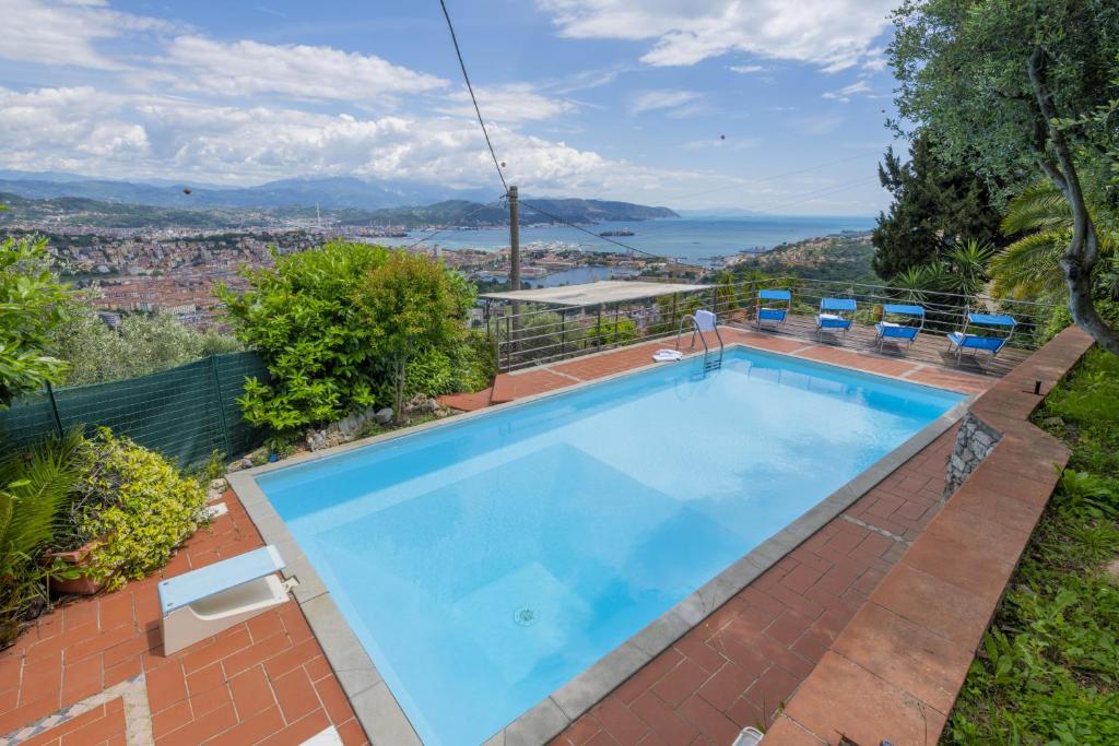 Villa le palme-Pool, garden, terrace & sea view - 1