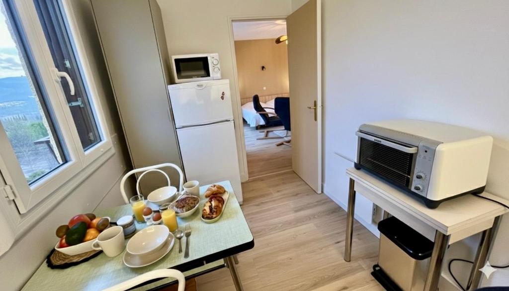 Vue imprenable, parking privé, lave-linge - 5