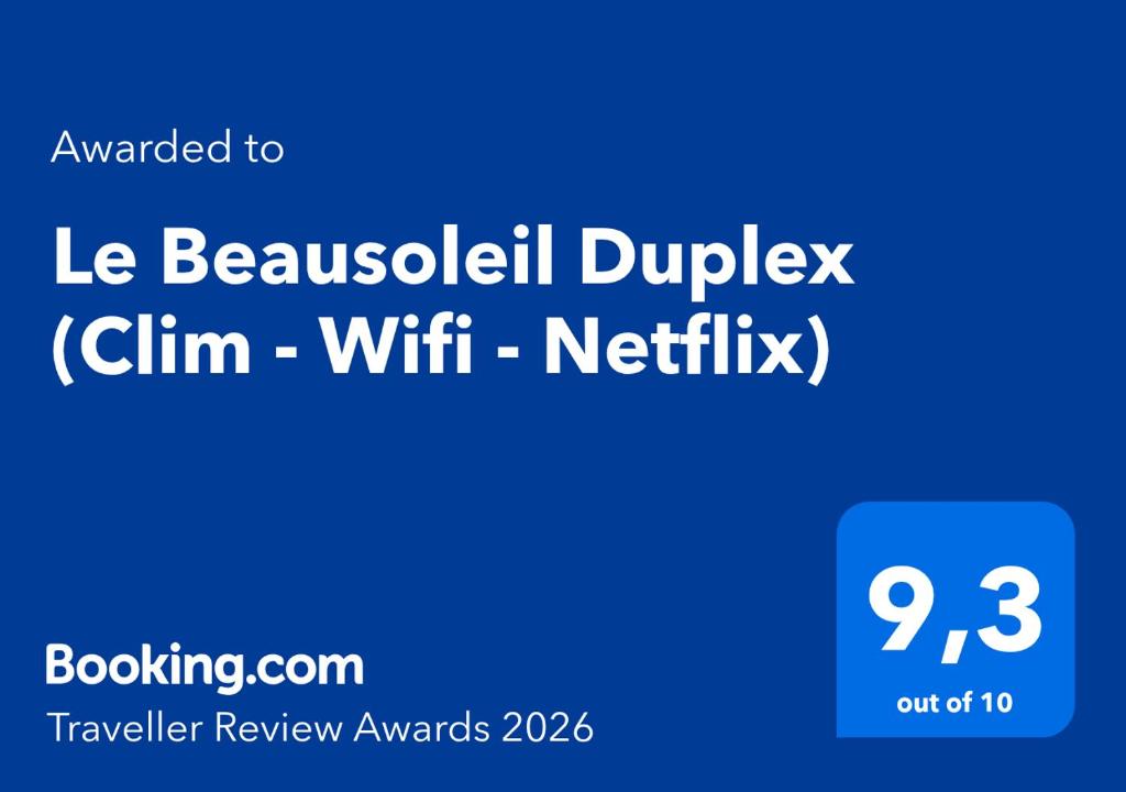 Le Beausoleil Duplex (Clim - Wifi - Netflix) - 3