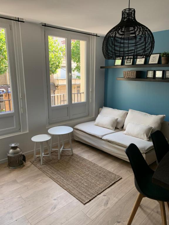 Appartement bleu Place Turenne - 1