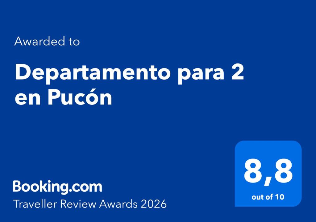 Departamento para 2 en Pucón - 1