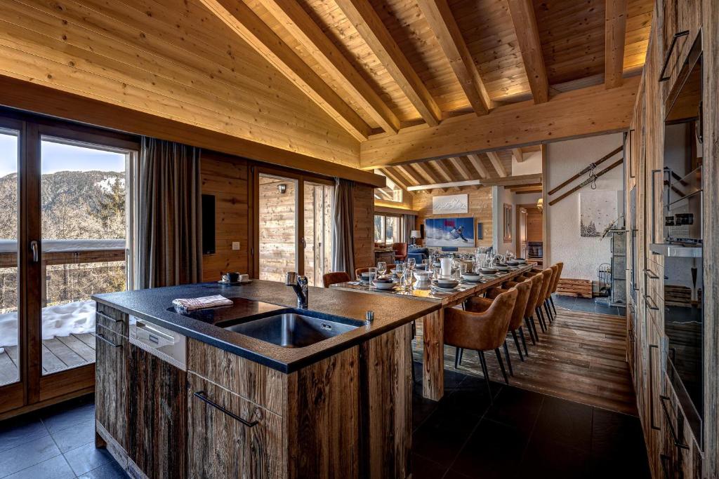 Chalet Flocon de Neige - jacuzzi - sauna - 4