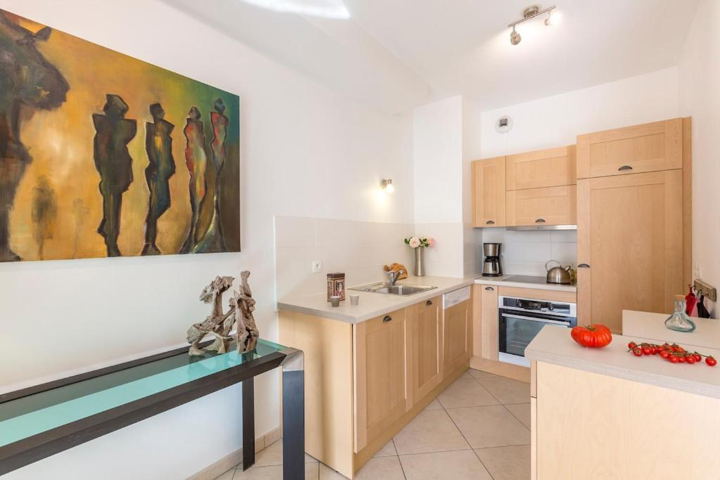 L agora Beautiful 3p Biot Seaview AC Parking - 4