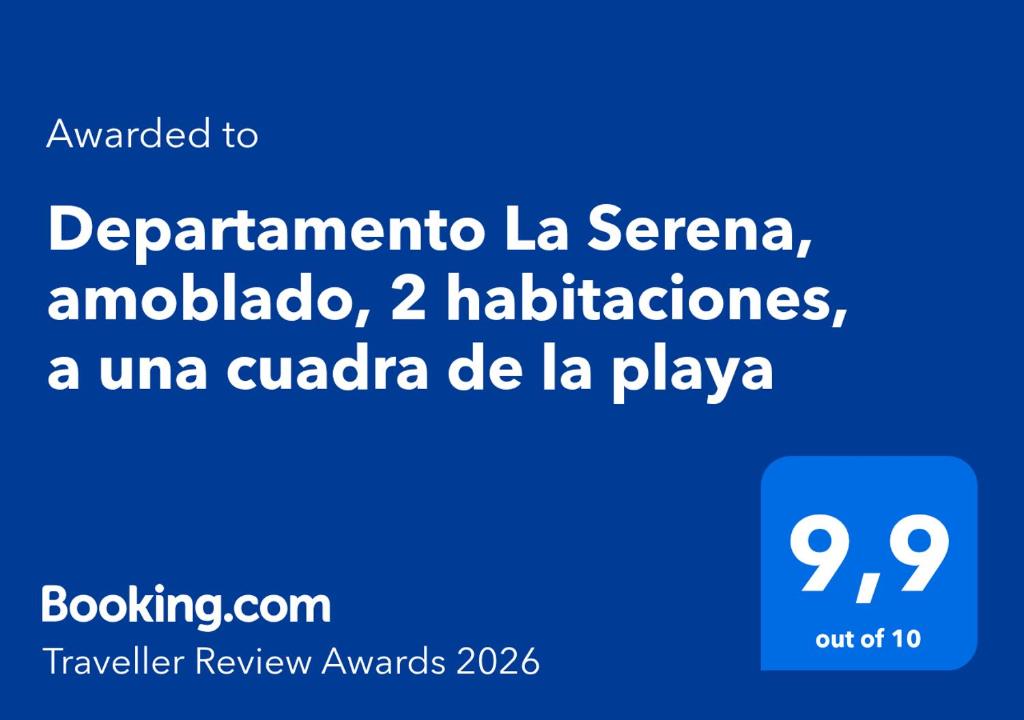 Departamento La Serena, amoblado, 2 habitaciones, a una cuadra de la playa - 2