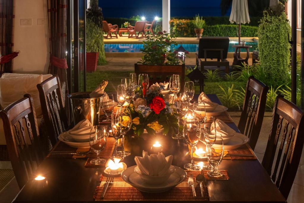 Restaurant, Baan Tawan Chai in Koh Samui