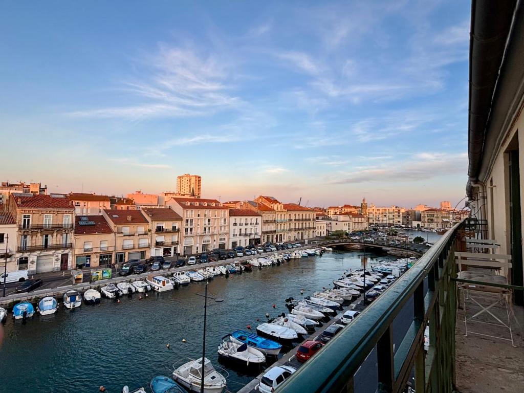 Appartement Centre Sète - Balcon Vue Quai - 1