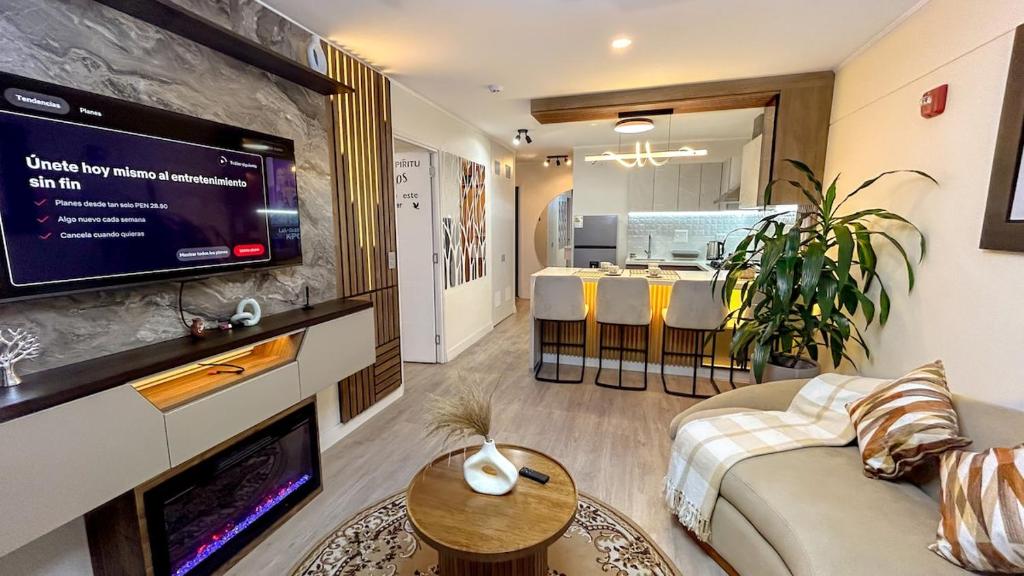 Luxury Ocean View Barranco Apt, 17th Floor AC - 1