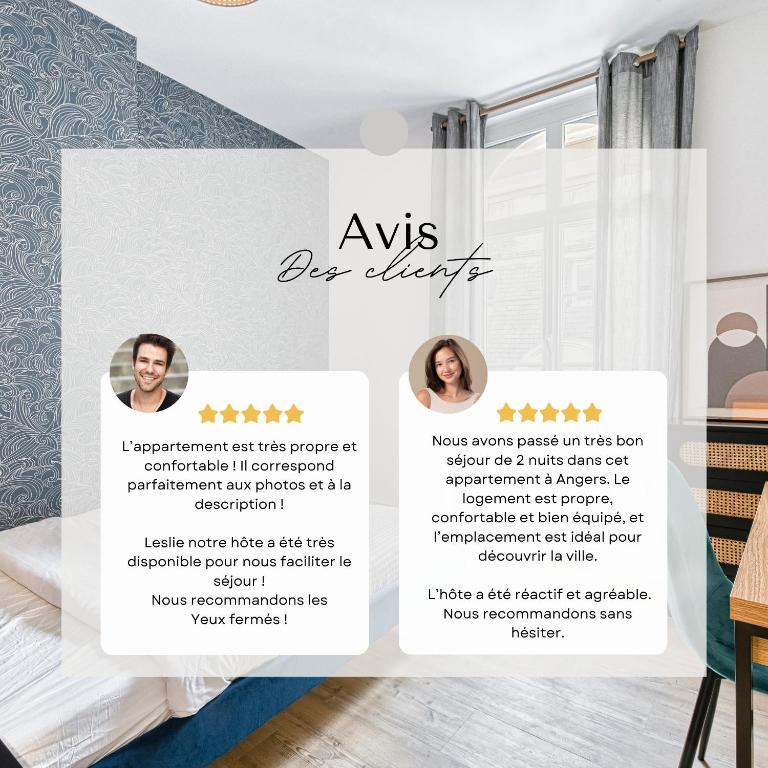 L'Onyx - Un Appartement Premium en Centre-ville, Gare SNCF à 5 min, WiFi & calme - 5