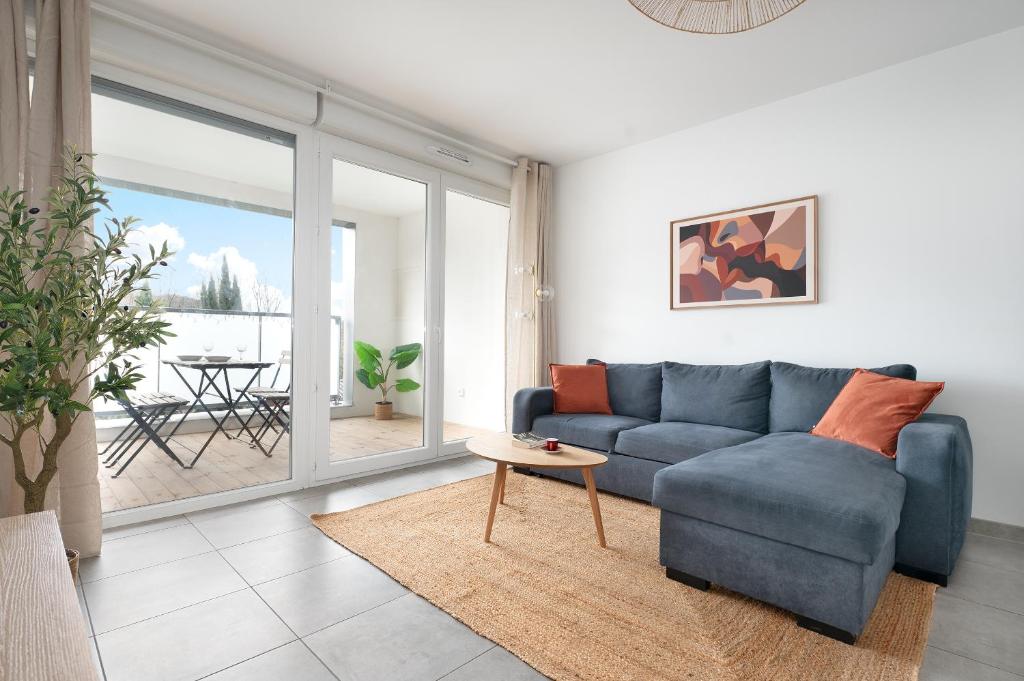 T2 Havre paix Toulouse avec terrasse - Parking privé - 5 min Métro patte d'oie - Clinique pasteur - 1
