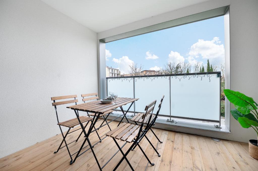 T2 Havre paix Toulouse avec terrasse - Parking privé - 5 min Métro patte d'oie - Clinique pasteur - 2
