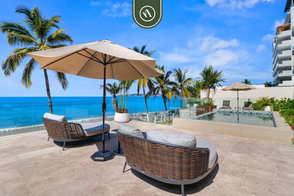 New Stylish 1 BR Condo - Ocean Views - Flex Room - 5