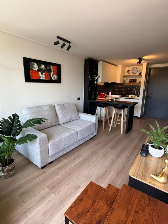 SmartSuites Chile Hermoso Departamento 1 Dormitorio 1 Bano Sofa Cama Aire Acondicionado Terraza Estacionamiento - 2