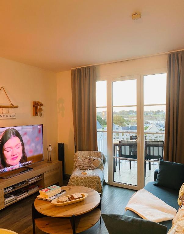 Ty-Caïrn - bel appartement, une chambre 2 à 4 personnes avec vue piscine et port crouesty - 4