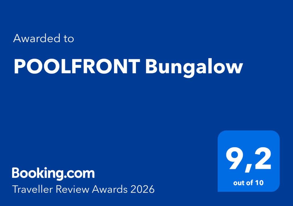 POOLFRONT Bungalow - 2