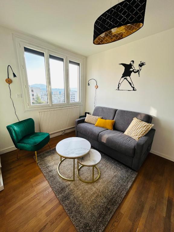Appartement Bellevue - T2 vue montagne - calme - parking gratuit - 4 personnes - 3