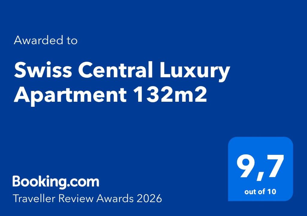 Swiss Central Luxury Apartment 132m2 - 2