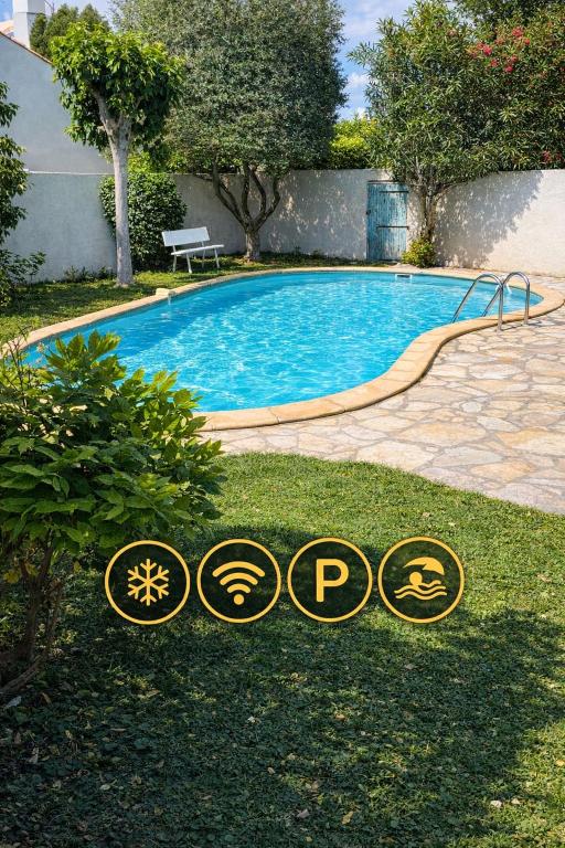 Villa piscine clim wifi calme - 1