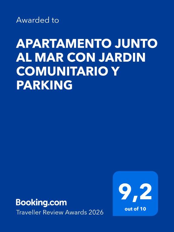 APARTAMENTO JUNTO AL MAR CON JARDIN COMUNITARIO Y PARKING - 2