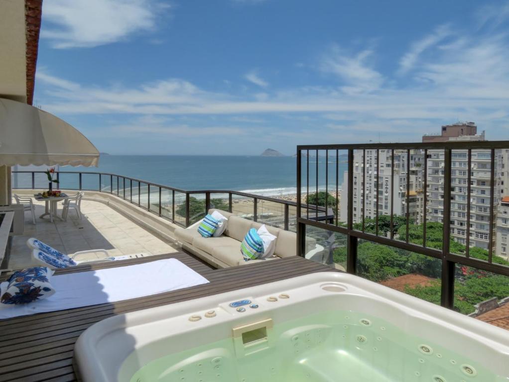 Cobertura Vista Mar Copacabana 전경
