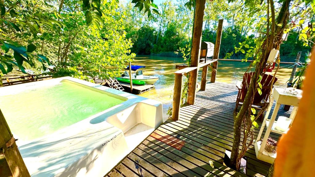 Eco Cabaña Río con Pileta privada - 2