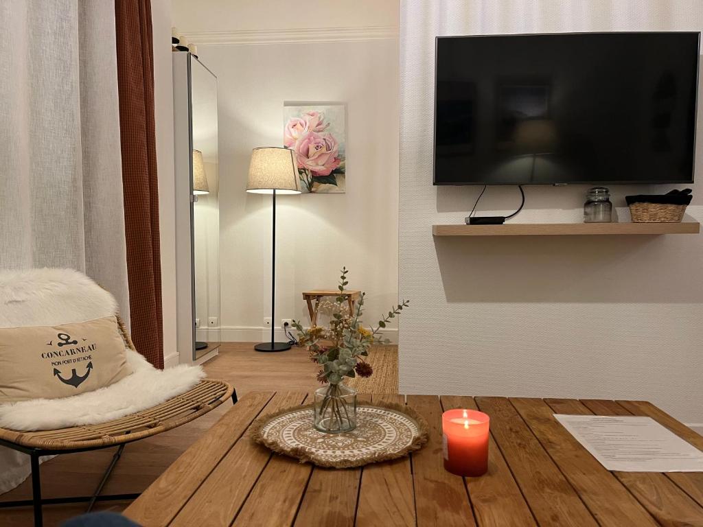 Cœur de Concarneau, appartement entier, proche centre, corniche et plage avec parking - 3