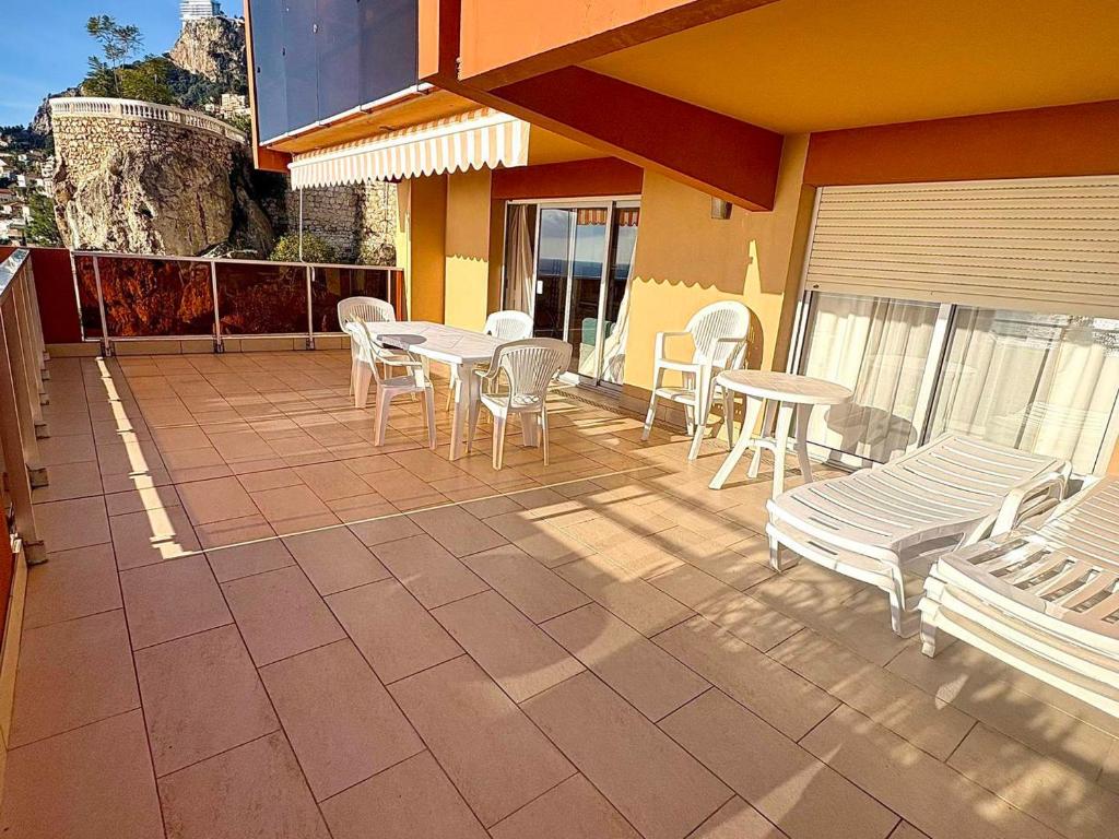 Appartement 6 personnes avec Wi-Fi, vue mer depuis terrasse - FR-1-827-48 - 1