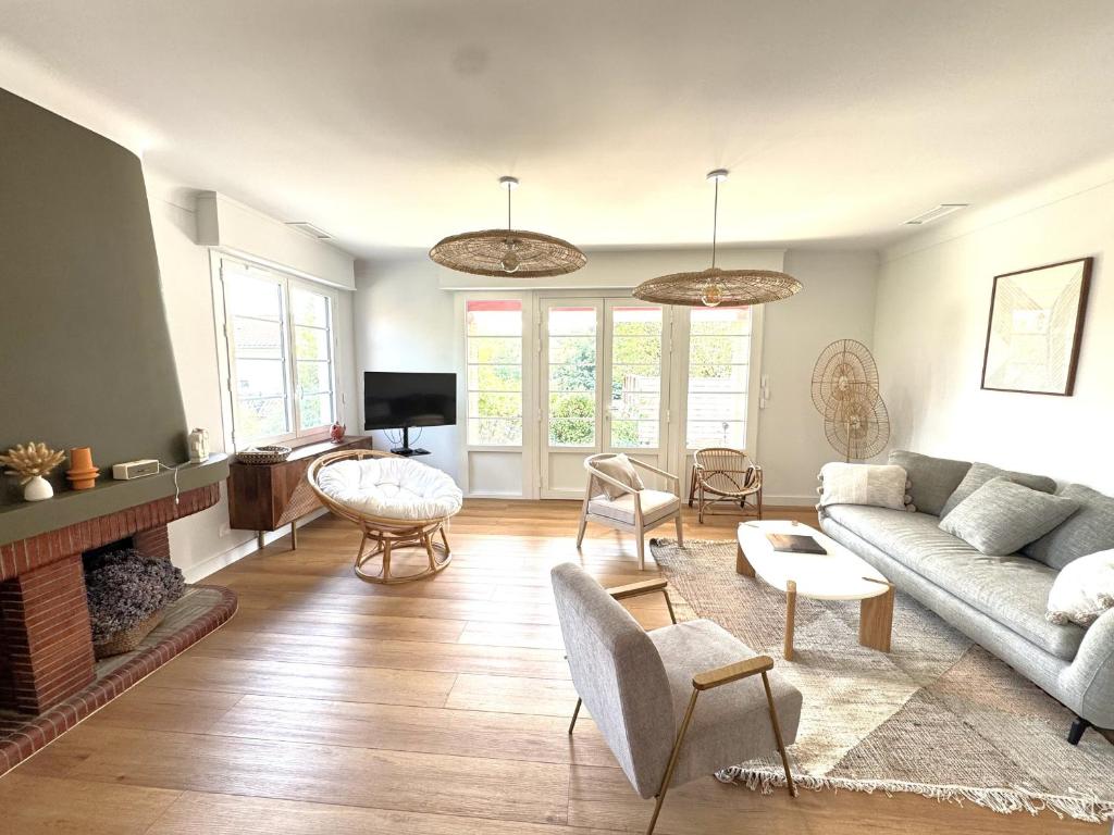 Maison Basco-Landaise proche port, 8 couchages, moderne et rénovée - FR-1-474-283 - 1