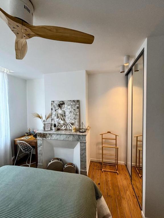 Gîte Elégant appartement urbain avec parking : explorez la ville à pied! - 2