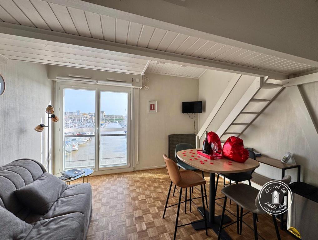 Cap au port - Studio duplex 2 pers avec vue port - 5