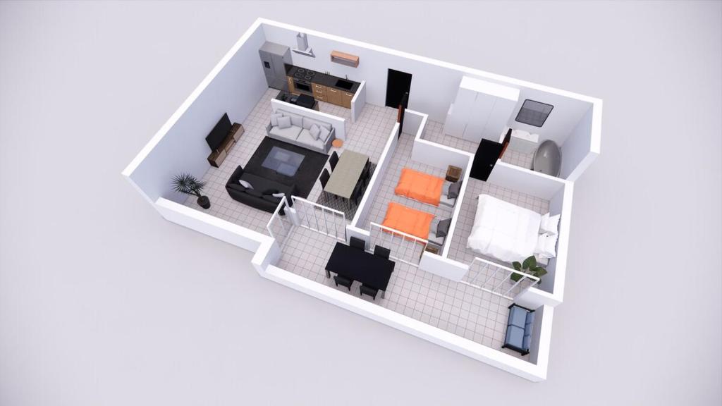 Appartement spacieux - Vue notre dame de la garde - Terrasse - Wifi - 3