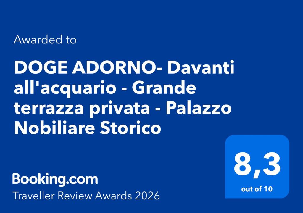 DOGE ADORNO- Davanti all'acquario - Grande terrazza privata - Palazzo Nobiliare Storico - 5