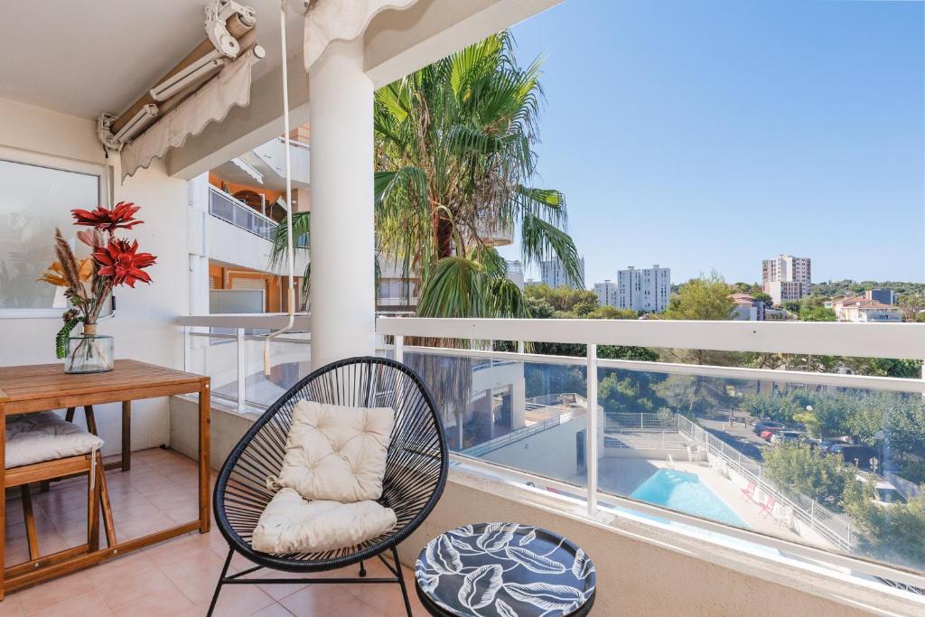 Appartement Grand Balcon Sud avec Piscine proche Cannes - 2