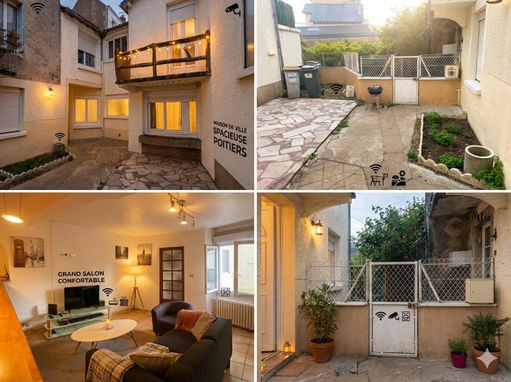 L'Escale du Faubourg - Grande maison avec Bureaux et WiFi - 1