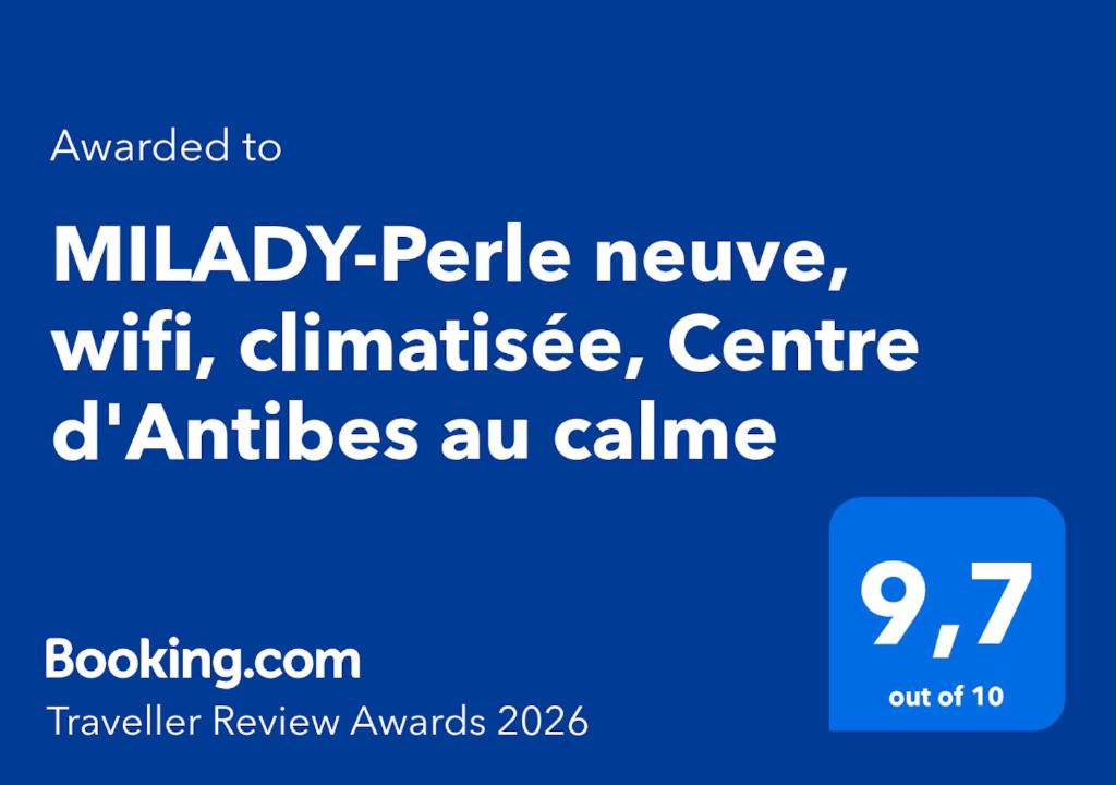 MILADY-Perle neuve, wifi, climatisée, Centre d'Antibes au calme - 2