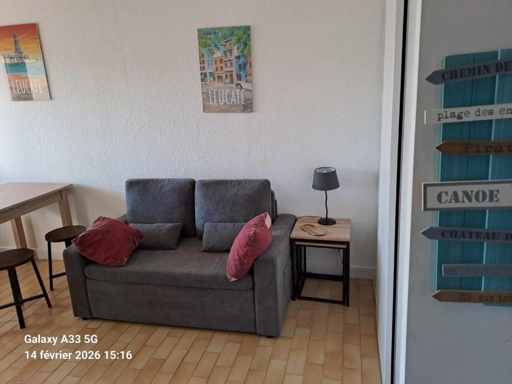 T2 cabine Port-Leucate 4 personnes balcon climatisation parking - 1