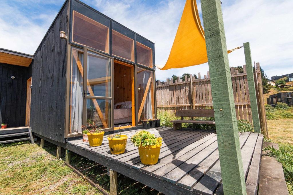 Nomad Tiny Playera I Cabaña en Matanzas Hot Tub Wifi Parking - 4