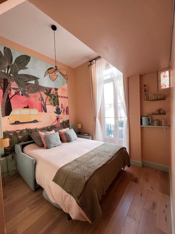 Chambre arty & colorée en plein cœur de Nice - 1